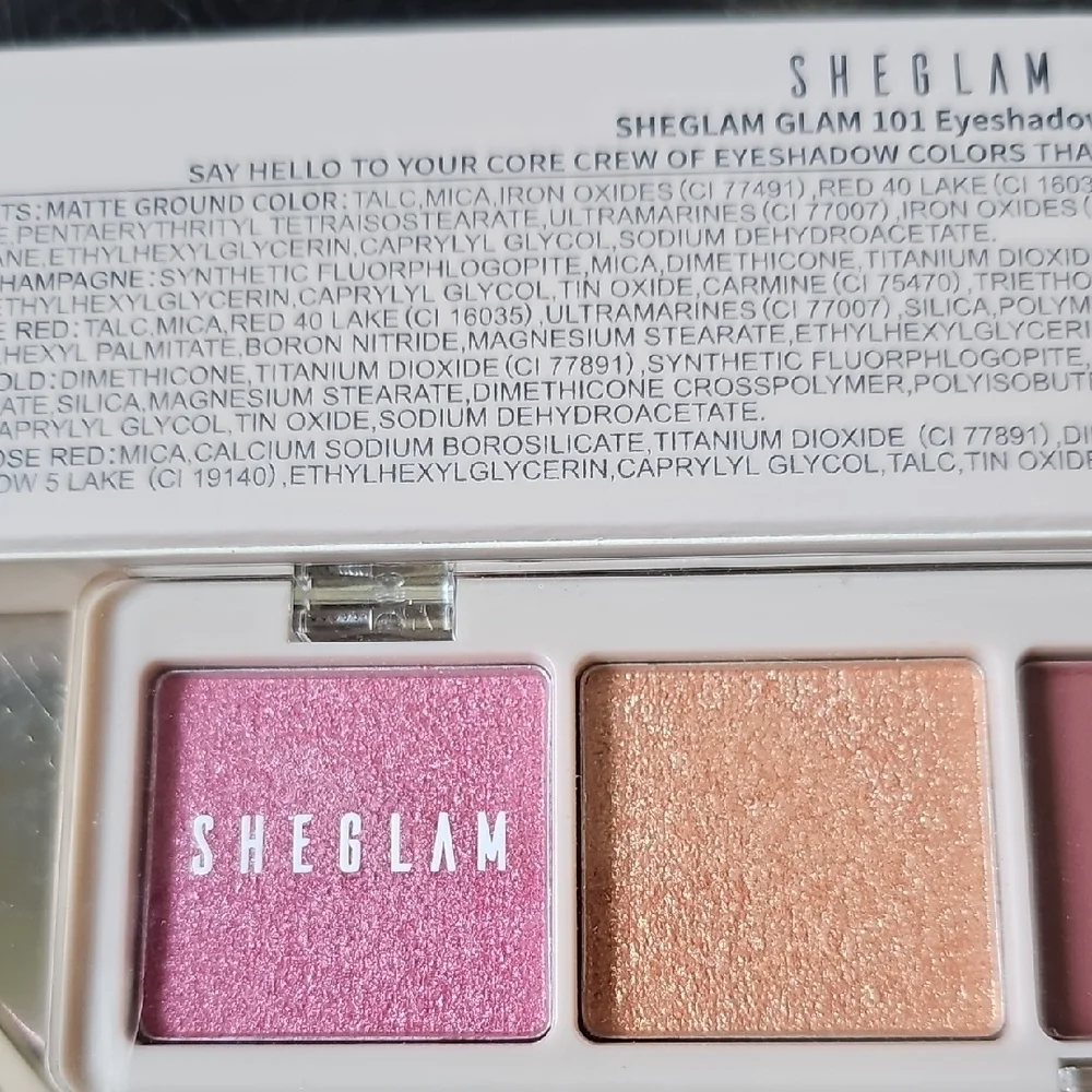 NIB Sheglam Glam 101 Eyeshadow Palette Night Spell Pinks & Peaches